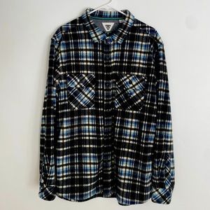 Vissla Fleece Botton Shirt Size XL